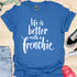 Life is better with a frenchie - V10 - Simple Swish T-Shirt